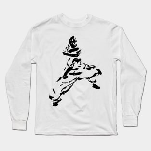 Shaolin Kungfu Defense Move Long Sleeve T-Shirt